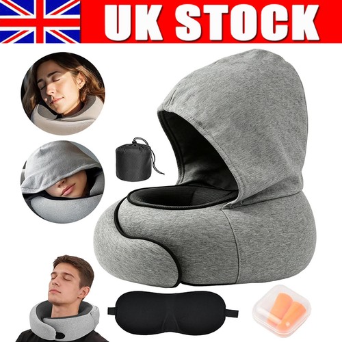 Travel pillow with hood 360 - travel,