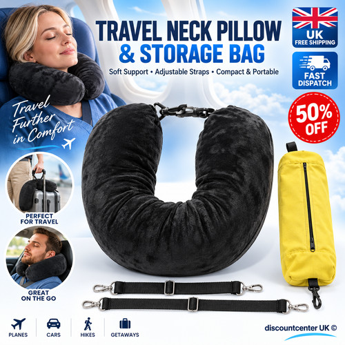 Travel neck pillow - neck, with