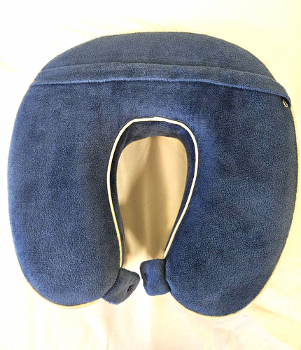 Blue shaped travel neck - blue, u-shaped