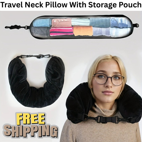 Travel neck pillow - pillow, with