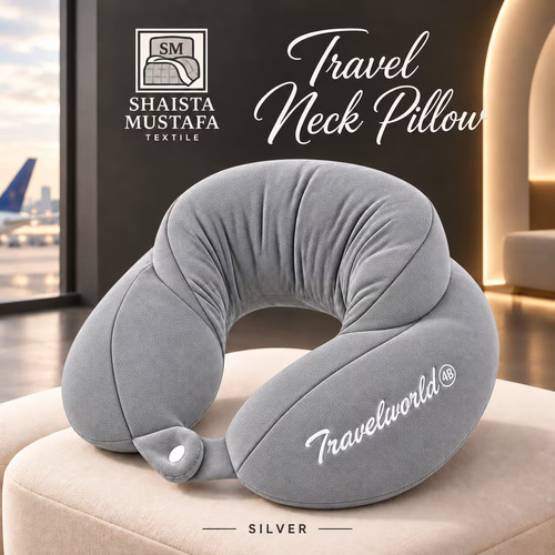 Shaped travel neck pillow - u-shaped,