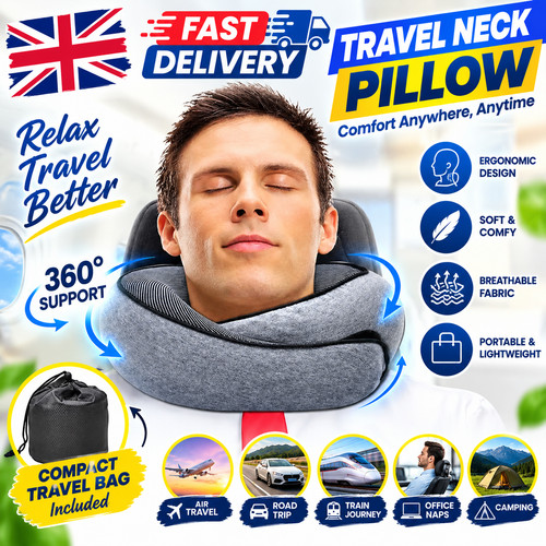 Travel neck pillow memory foam - travel,