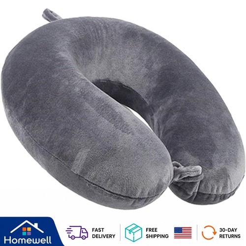 Luxury travel pillow grey - in,