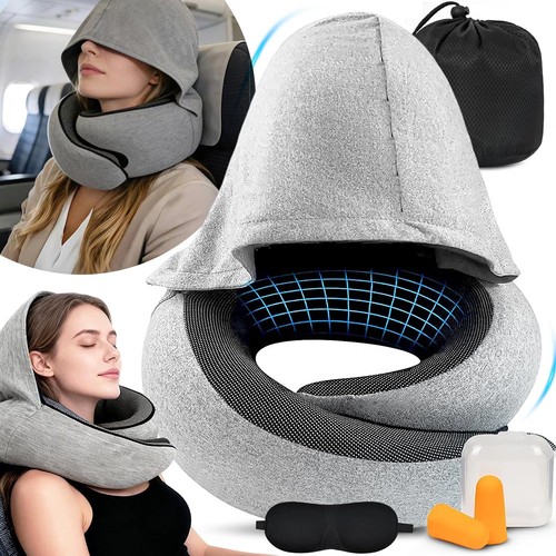 Neck pillows with hood - neck,