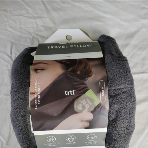 Trtl travel pillow gray