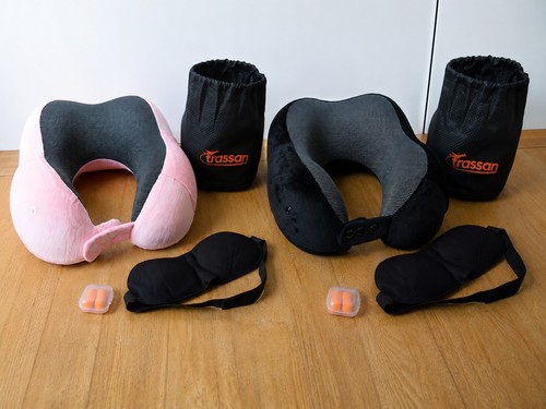 Trassan travel pillow set - travel, 2