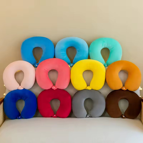 Shaped travel neck pillow - travel,