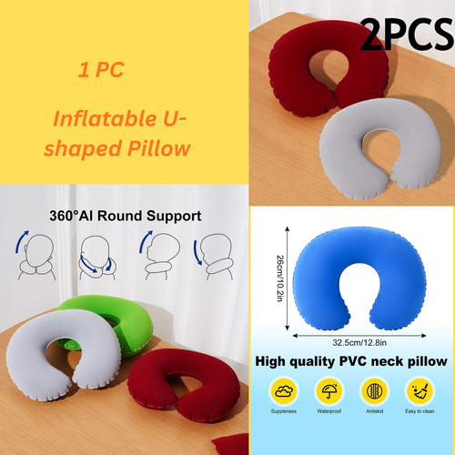 Travel pillow shape neck - 2x, u-shape