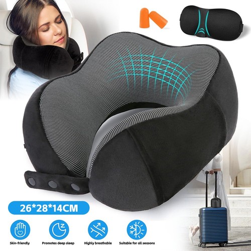 Shaped travel pillow memory - shaped,